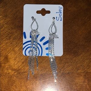 Silver earrings